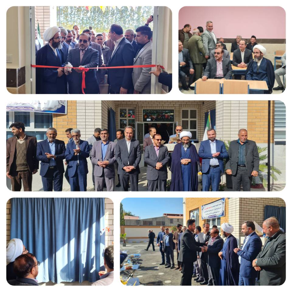 آئین افتتاح مدرسه خیرساز شهید پرویز خانی نژاد در روستای قاسم گرجی