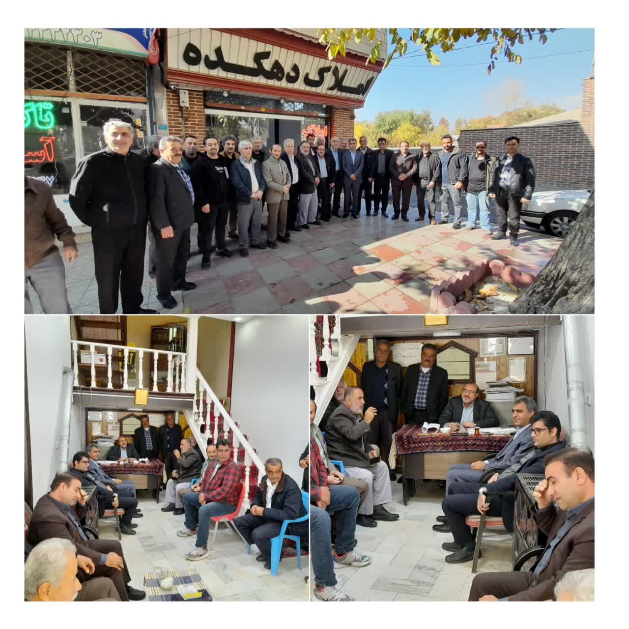 بازدید میدانی علی حدادی از روستای کردان و پروژه های عمرانی و دیدار با مردم این روستا